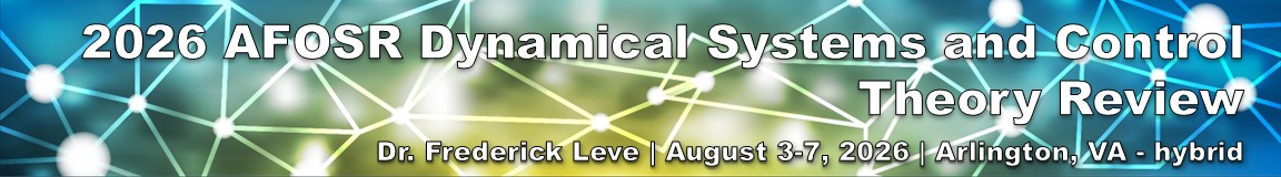 2026 AFOSR Dynamical Systems and Control Theory Review event banner